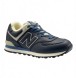 Мужские кроссовки New Balance 574 Winter Leather Black/Blue 