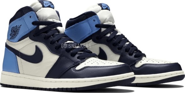 Унисекс кроссовки Nike Air Jordan 1 Retro High OG 'Obsidian'