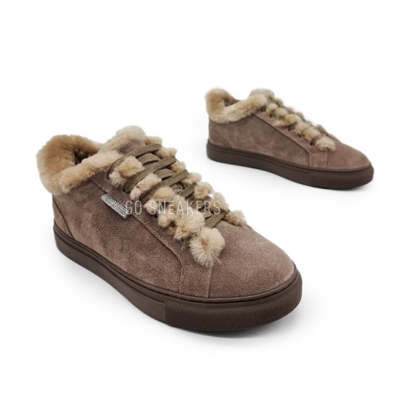 Унисекс зимние кроссовки Brunello Cucinelli Winter Brown