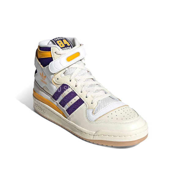 Унисекс кроссовки Adidas Forum 84 Mid White/Purple