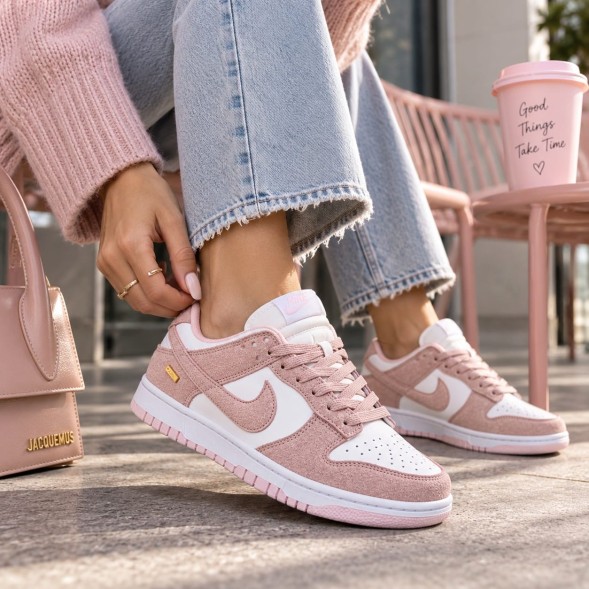 Унисекс кроссовки Nike Dunk Low Retro Suede Pastel