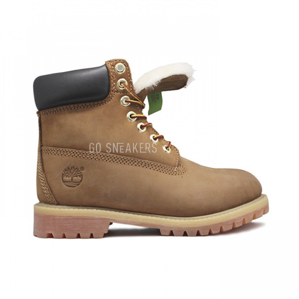 Женские ботинки с мехом Timberland Cacao