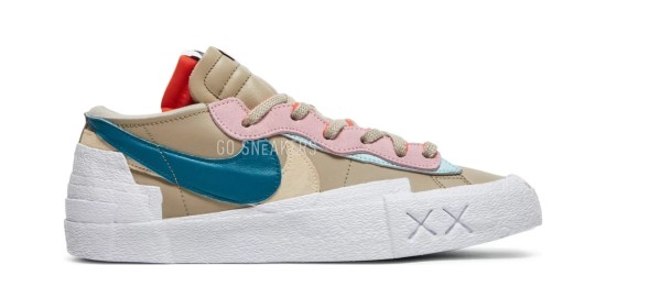 Унисекс кроссовки Nike KAWS x sacai x Blazer Low 'Reed'