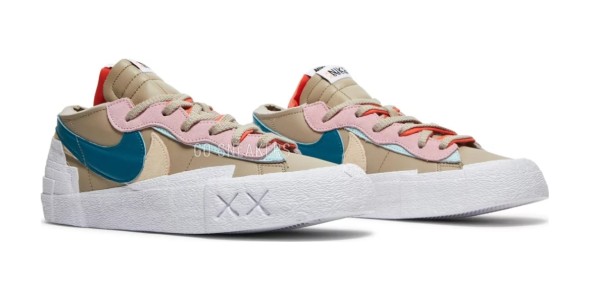 Унисекс кроссовки Nike KAWS x sacai x Blazer Low 'Reed'