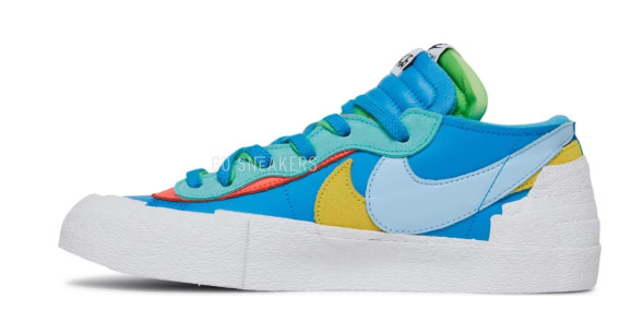 Унисекс кроссовки Nike KAWS x sacai x Blazer Low 'Neptune Blue'