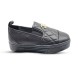 Женские слипоны Chanel Slip-ons Leather Black