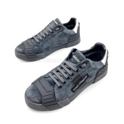 Dolce &amp; Gabbana Man Winter Suede Grey