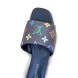 Женские шлепанцы Louis Vuitton Flip-flop Multicolor Monogram
