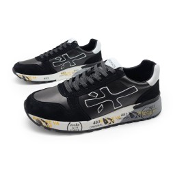 Premiata 483 Man Leather/Suede Black