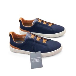 Ermenegildo Zegna Man Textile Navy