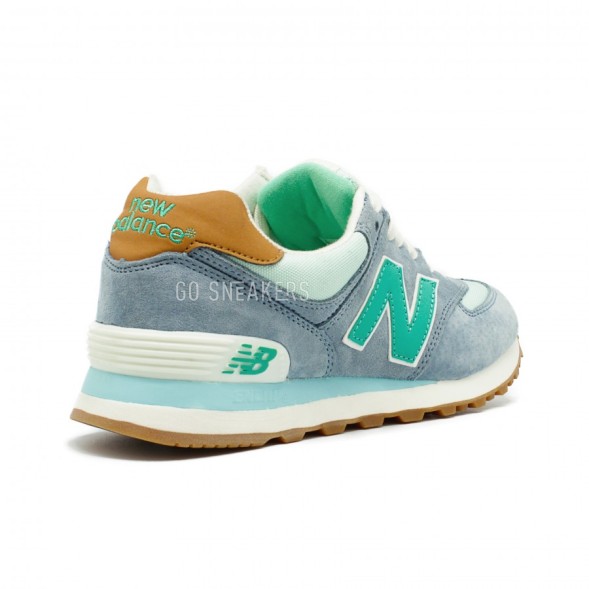Женские кроссовки New Balance 574 Premium Cruisin Blue R