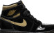 Унисекс кроссовки Nike Air Jordan 1 Retro High OG 'Black Metallic Gold'
