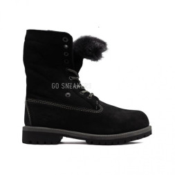 Женские ботинки с мехом Timberland Teddy Albina Black
