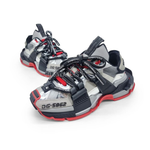 Женские кроссовки Dolce&amp;Gabbana DG-5862 Grey/Black