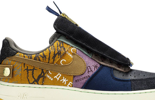 Женские кроссовки Nike Travis Scott x Air Force 1 Low 'Cactus Jack'