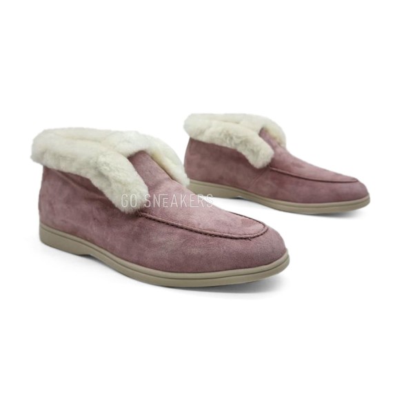 Унисекс зимние ботинки Loro Piana Low Winter Suede Dusk