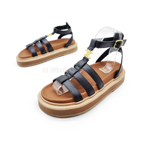 Женские босоножки Céline Sandals Platform Black