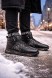 Мужские зимние кроссовки Premiata Leather High Man Winter Black