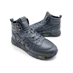 Premiata Leather High Man Winter Grey