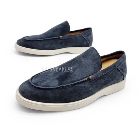Мужские мокасины Santoni Man Moccasins Navy