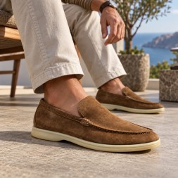 Loro Piana Summer Walk Suede Wood