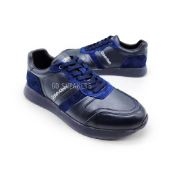 Calvin Klein Leather Suede Black/Navy