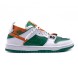 Мужские кроссовки Nike Dunk Low Green&amp;White