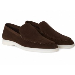 Loro Piana Summer Walk Suede Chocolate
