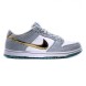 Мужские кроссовки Nike Dunk Low Grey&amp;Gold