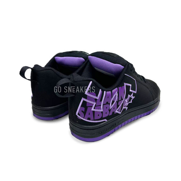 Унисекс кроссовки DC Court Graffik Unisex Black Purple