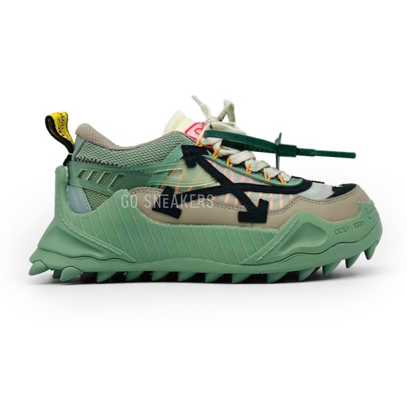Унисекс кроссовки Off-White ODSY-1000 Green/Beige