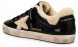 Женские зимние кеды Golden Goose Super-Star Winter Black With Shearling Star