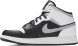 Женские кроссовки Nike Air Jordan 1 Mid GS 'White Shadow'