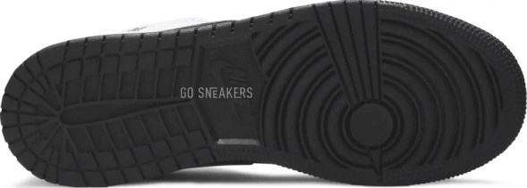 Женские кроссовки Nike Air Jordan 1 Mid GS 'White Shadow'