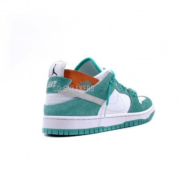 Мужские кроссовки Nike Dunk Low White&amp;Green
