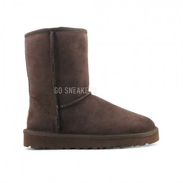 Женские непромокаемые короткие угги Classic Short Chocolate II