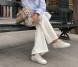 Женские кеды Golden Goose V-Star in Beige Suede with Silver Star
