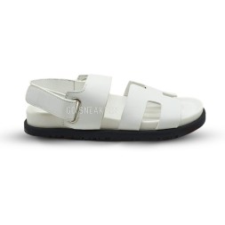 Hermes Sandals White