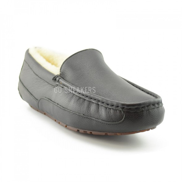 Мужские мокасины Men's Ascot Black Leather