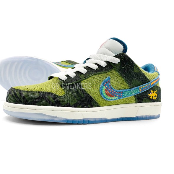 Унисекс кроссовки Nike SB Dunk Low "Animal Pack" Green Reptile