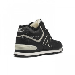 New Balance 574 High-top Black Leather