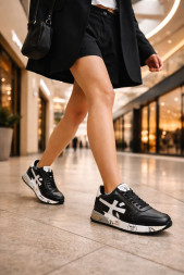 Premiata 483 Leather Black/White