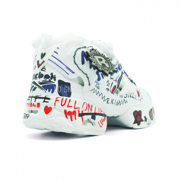 Женские кроссовки Vetements x Reebok Insta Pump Fury "Graffiti" 