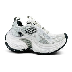 Balenciaga Monday Silver/White