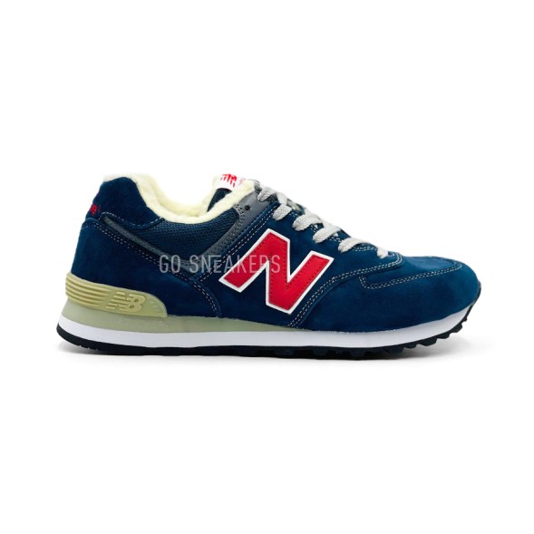 Унисекс кроссовки New Balance 574 Blue Pink White