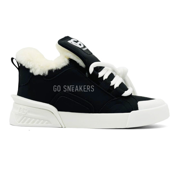 Женские зимние кроссовки Dolce&amp;Gabbana Woman Winter Black White