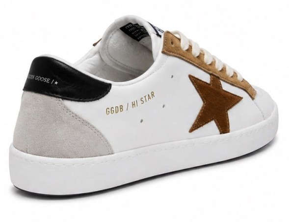 Унисекс кеды Golden Goose Ball Star White/Brown Suede Star