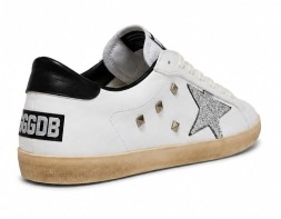 Golden Goose Ball Star Glitter White