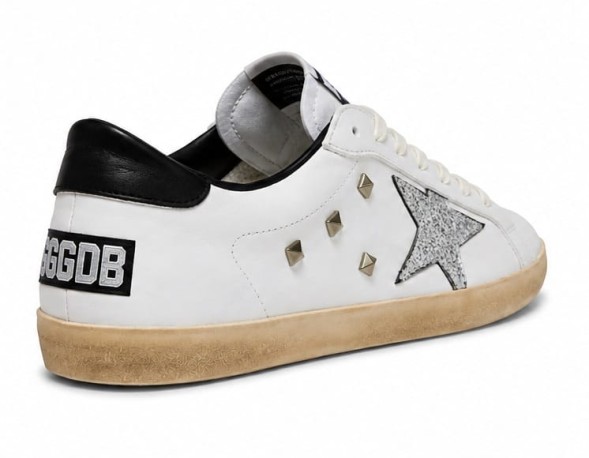 Унисекс кеды Golden Goose Ball Star Glitter White