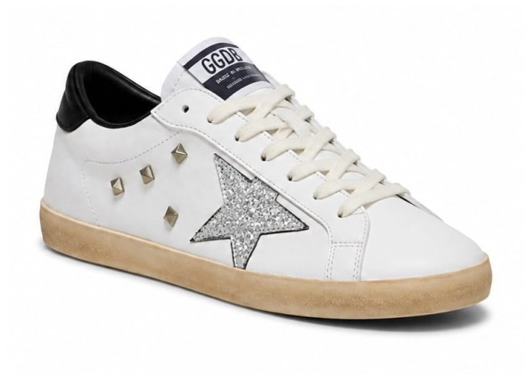Унисекс кеды Golden Goose Ball Star Glitter White